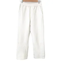 良品 24SS TOMORROWLAND トゥモローランド CABaN キャバン ウールコットンダブルフェイス イージーパンツ 59-03-41-03005 S ホワイト レディース 古着 中古 USED