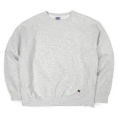 ラッセル RUSSELL 90s 90年代 リバースウィーブタイプ ブランクスウェット 前V PRO COTTON アメリカ製 MADE IN USA ヴィンテージ 古着 メンズ スウェット トレーナー 霜降りグレー XL【中古】