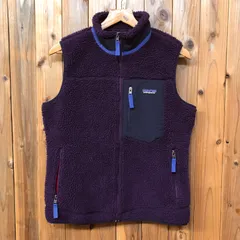 patagonia パタゴニア レディースM クラシック レトロX ベスト フリースベスト パープル 保温性 防風性バリアー裏地 防寒着 キャンプ トレッキング アウトドア