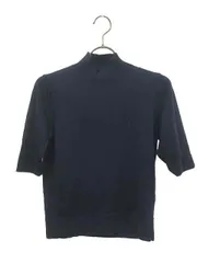 【中古】ANAYI アナイ トップス ニット レディース ネイビー ウール 半袖 サイズ38＿S28＿＿セルモアから出品＿s-1361-r28