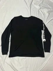 carhartt 長袖Ｔシャツ ブラック M US古着