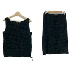 美品　FENDI フェンディ　スーツセットアップ　スカート　上下　黒 FENDI - Vintage フェンディ FENDI セットアップ スカートスーツ