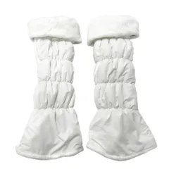 marie claire sport マリクレール スポール  中綿レッグウォーマー 裏ボア  ホワイト系  [240101563014] ゴルフウェア ストスト