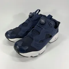 美品◯ Reebok リーボック インスタ ポンプフューリー ネイビー 23.5 スニーカー