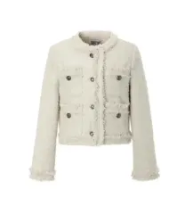 KhakiPoint カーキポイント アンティーク クロップ　ツイードジャケット KhakiPoint カーキポイント アンティーク クロップ ツイードジャケット