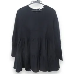 2025年最新】yori ぬくぬくヘムフリルブラウス ネイビーの人気アイテム