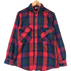 古着 90年代 ファイブブラザー Five Brother 長袖 フランネルチェックシャツ メンズM相当 ヴィンテージ/eaa593143