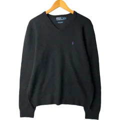 古着 ラルフローレン Ralph Lauren POLO by Ralph Lauren Vネック ラムウールニットセーター メンズL相当/eaa601917