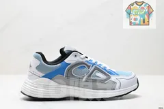 ディオール（Dior）B30 メッシュ生地厚底レース付きレジャーロートップスニーカー 男女共通のダッドシューズ。