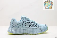 Dior（ディオール）B30 メッシュ生地厚底レース付きレジャーロートップスニーカー 男女兼用ダッドシューズ