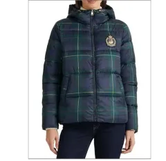 ローレン ラルフローレン プレイド タタン チェック ダウン (新品)