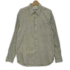 Columbia/コロンビア チェック柄 長袖 シャツ ボタンダウン オーバーサイズ ビックシルエット INDIA製 メンズ L チェック柄