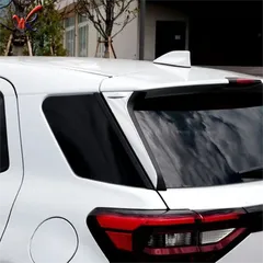 【送料無料】20年式 豊田Raize/ダイハツRocky専用 後窓三角ガラス装飾トリム ABSメッキ仕上げ 2枚セット 車両保護＆ドレスアップに最適