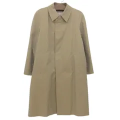 美品 Aquascutum アクアスキュータム チェック柄ライナー付き ステンカラーコート ベージュ メンズ 古着 中古 USED