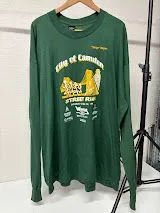 PLATINUM PLUS プリント 長袖Tシャツ グリーン XL US古着