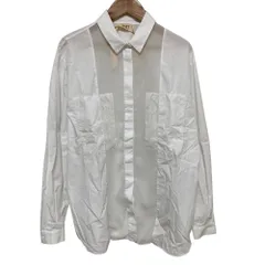 美品 Nº21 ヌメロヴェントゥーノ ロングスリーブ レース シャツ サイズ40 ホワイト レディース 古着 中古 USED 美品 Nº21 ヌメロヴェントゥーノ ロングスリーブ レース シャツ サイズ