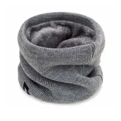 ネックウォーマー ネックガード フェイスマスク グレー 灰色 防寒 保温 裏起毛 暖かい 冬用 マフラー スヌード メンズ レディース キッズ 子供 スポーツ サッカー 野球 スキー スノボ 自転車 バイク 通勤 通学 アウトドア ランニング 首元