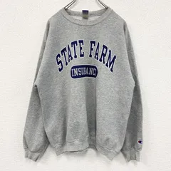【3点以上まとめ買いで20%OFF】古着 used　～00s　Champion　チャンピオン　スウェット/トレーナー　ヴィンテージ　灰色　グレー　Lサイズ