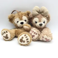 10469 ダッフィー シェリーメイ ぬいぐるみポーチ 2個セット ディズニーシー Duffy & ShellieMay 小物入れ