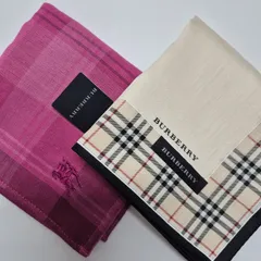 【新品】BURBERRY メンズハンカチ & タオルハンカチ セット