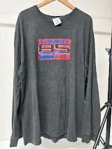 TOMMY HILFIGER 85ロゴ 長袖Tシャツ ブラック XL US古着