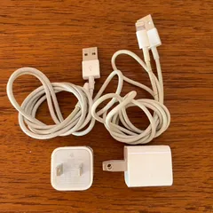 ［2個セット］Apple純正　iPhone充電器ACアダプター　ケーブル