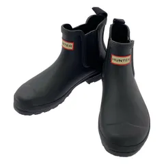 【美品】  HUNTER / ハンター | オリジナル チェルシー サイドゴア レインブーツ | UK4 | ブラック | レディース