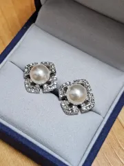 セレモニー用 パールピアス