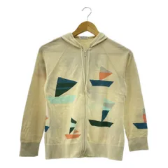 Sally Scott / サリースコット | コットン ニット ジップアップ フーディ | M | ベージュ | メンズ