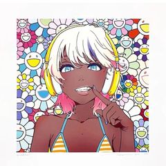 村上隆 × mebae　「smile_01 w M.F」 smile_03 南の島の女の子 w M.F 村上隆 mebae ED100 - メルカリ
