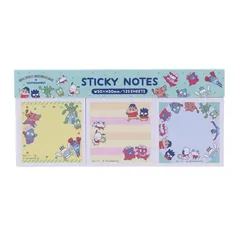 サンスター文具 クレヨンしんちゃん  サンリオキャラクターズ グッズ 付箋  好きな柄から使える メモパッド カラー  はぴだんぶい S2850427