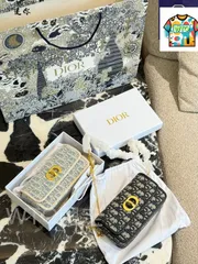 【今日特価】Dior ディオール 新作EW モノグラム アンダーアームバッグ 清涼配色、軽量、収容力良好