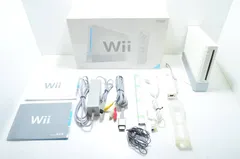 【送料無料】任天堂 Nintendo Wii RVL-001 本体セット ゲーム機　現状品　①