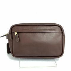 COACH オールドコーチ 本革 レザー マルチポーチ クラッチバッグ