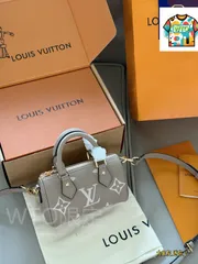 【今日特価】Louis Vuitton ルイ・ヴィトン スピーディ ナノ エレファントグレー 超小型で可愛らしいデザイン