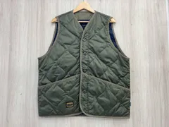 TURN ME ON ターンミーオン キルティングライナーベスト カーキ M