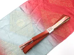 【一輝堂】和装小物 帯締め 帯揚げ セット 高麗組 金糸 帯締 帯揚 25w11-13597