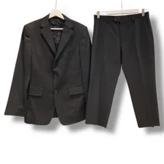 COMME CA MEN LANIFICIO F.LLI C ERRUTI コムサメン シングルスーツ サイズ44F ブラック 黒 NO 07-01SC06 セットアップ パンツスーツ 背抜き バックスリット 2B メンズ ゴーゴー古着マルイ草加店2497T