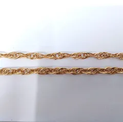 K18 デザインネックレス 約42cm 11.5g