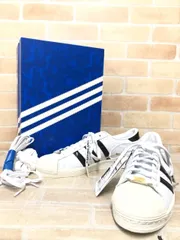 【中古】 箱・タグ付 A BATHING APE アベイシングエイプ ×adidas Originals Superstar V JR2701 ホワイト×ブラック US9.5 111440556