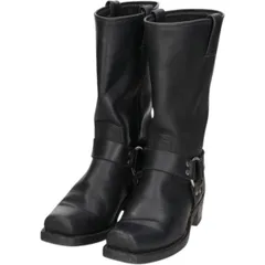 FRYE/フライ/リングブーツ/size8/黒/スクエアトゥ ブランド古着】リングブーツ（ブーツ）｜FRYE（フライ）のファッション