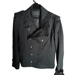 BURBERRYblacklabel　　バーバリーブラックレーベル　ダブルブレストトレンチ　ジャケット　アウター　ジャンパー　羽織り　L サイズ　N09301 S