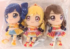 バンダイ アイカツ!スタイル限定 アイカツ!シリーズユニットChibiぬいぐるみ3体セット ソレイユver.