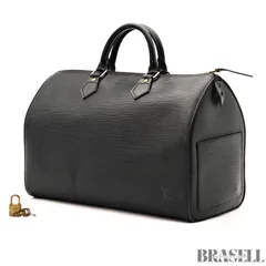 LOUIS VUITTON エピ スピーディ35 ボストンバッグ M42992 バッグ ハンドバッグ ブラック レディース パドロック 鍵