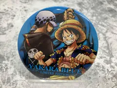 ONE PIECE 輩缶バッジ BLUE ルフィ&ロー アニメイト限定版