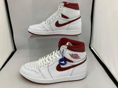 NIKE AIR JORDAN 1 RETRO HIGH OG METALLIC RED 2017 ナイキ エアジョーダン メタリック レッド 555088-103 27cm