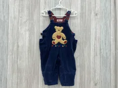 MIKI HOUSE／80cm／オーバーオール／コーデュロイ／ネイビー／日本製