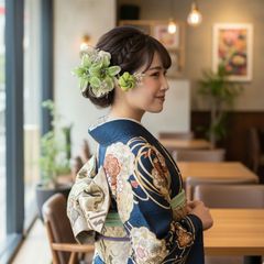 竺仙浴衣 染め上がりました【美しいキモノ掲載柄《snowman 宮舘涼太