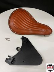 未使用品】ハーレー・フォーティーエイト用ボバーソロサドル＋取付