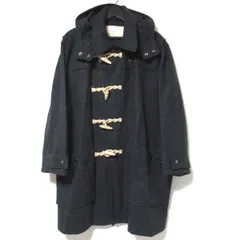 美品 Paul Smith ポールスミス ウールメルトン フーディー オーバーサイズ ダッフルコート PS965 Mサイズ チャコールグレー メンズ 古着 中古 USEDのサムネイル